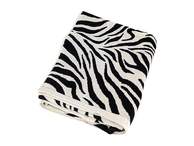 Drap de bain absorbant coton 85x200cm ZEBRA