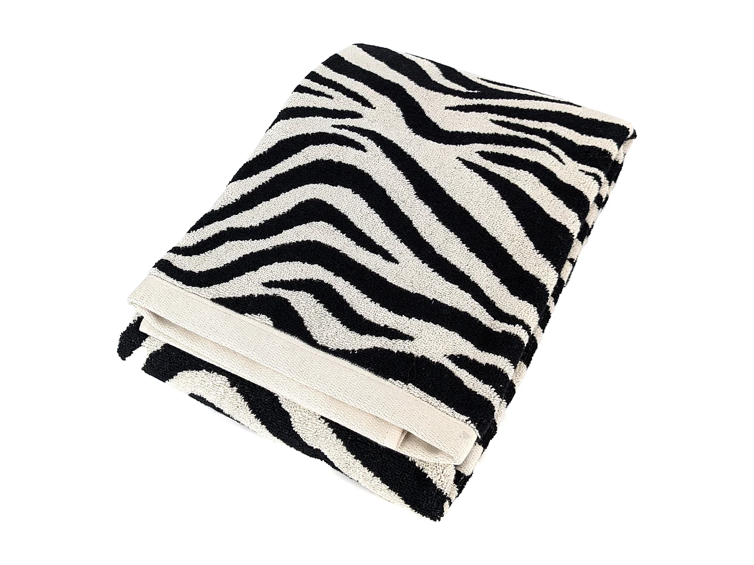 Drap de douche absorbant coton 70x140cm ZEBRA beige