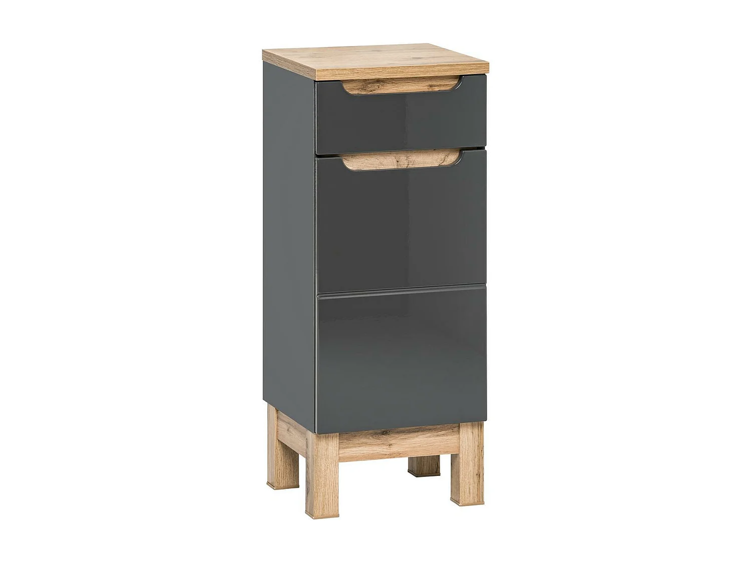 Armoires Latérales BALI SCAB35 1D1D 35x33x86 Grisfoncé