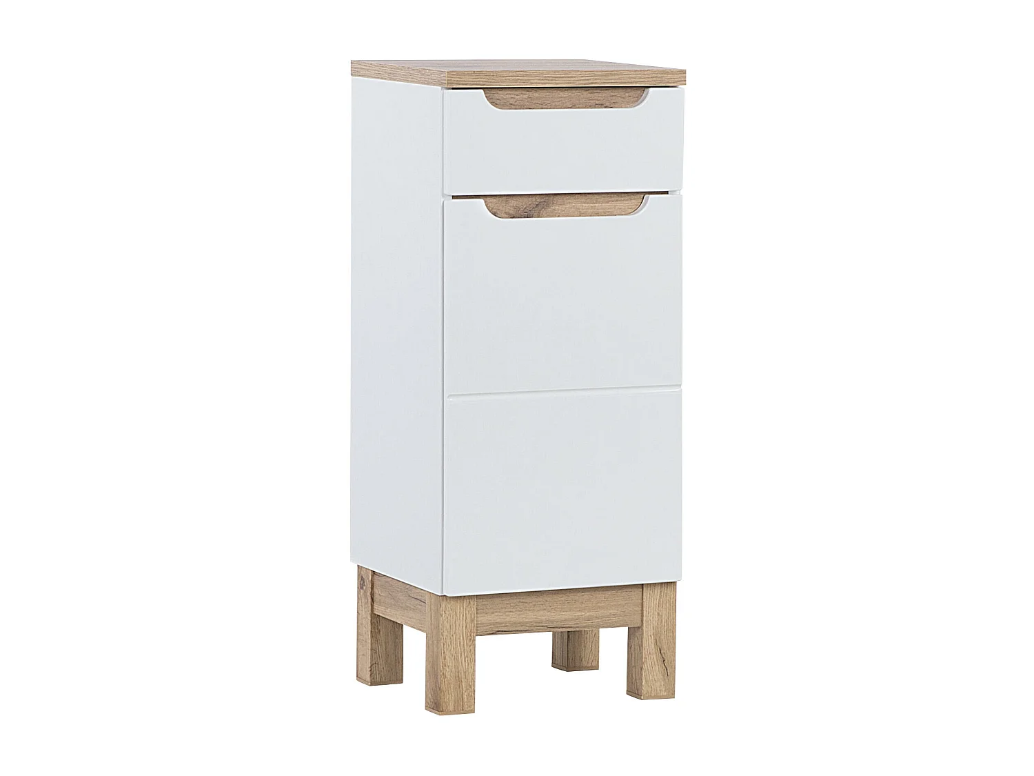 Armoires Latérales BALI SCAB35 1D1D 35x33x86 Blanc