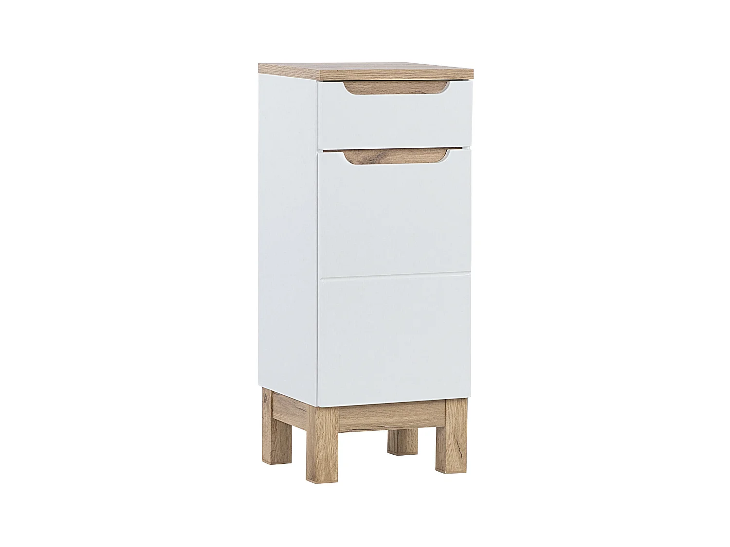 Armoires Latérales BALI SCAB35 1D1D 35x33x86 Blanc