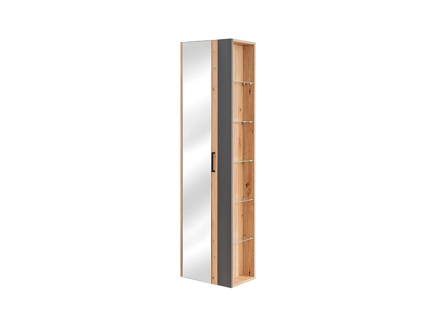 Hoge Kast MADERA HC45 1D 45x31x170 Beige