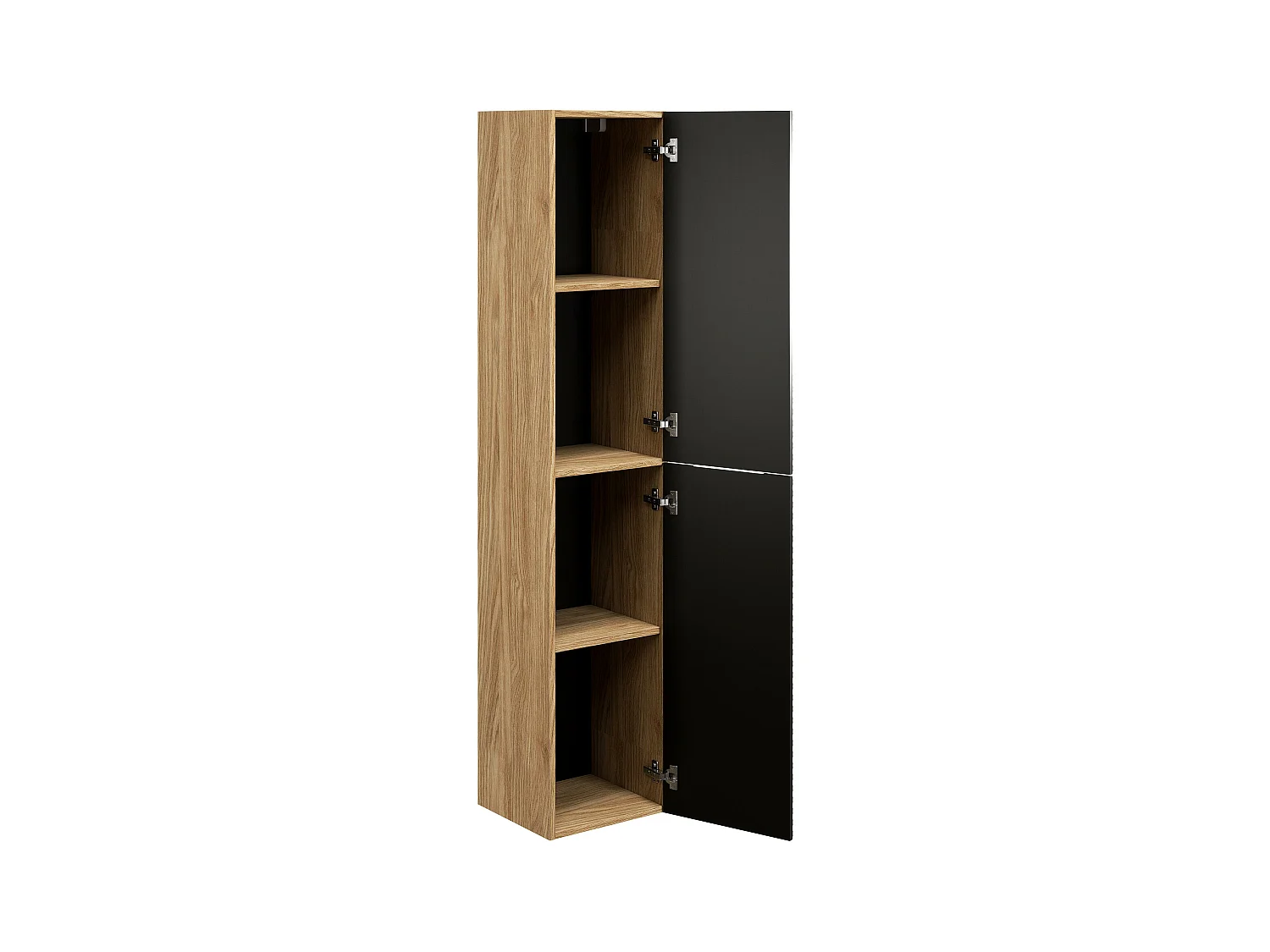 Armoire Haute OCEAN HC35 2D 35x33x170 Noir
