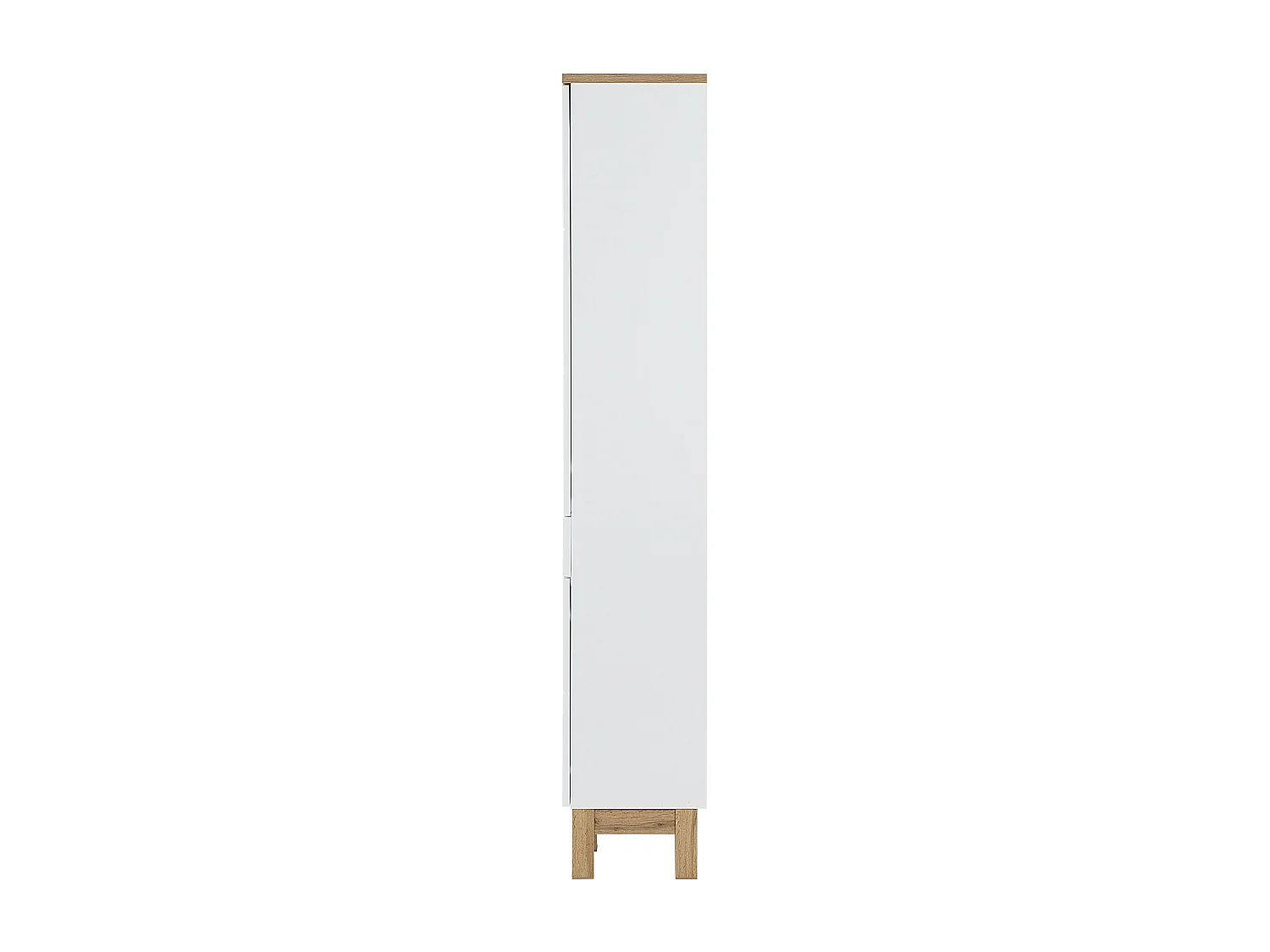 Armoire Haute BALI HC35 2D1D 35x33x187 Blanc