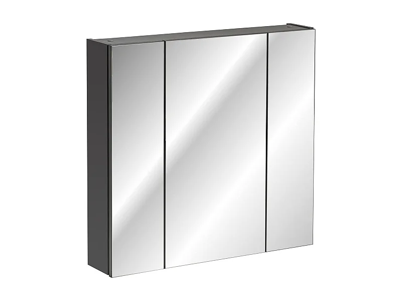 Armoires De Toilette MONAKO MC80 3D 80x16x75 Grisfoncé