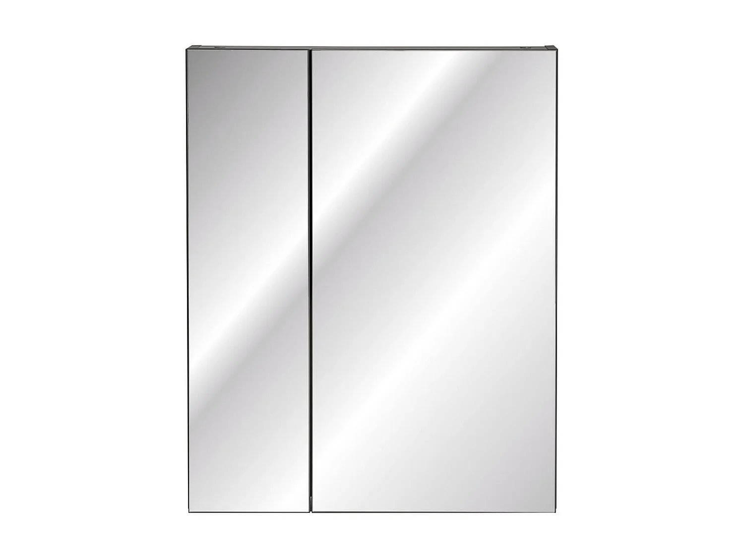 Armoires De Toilette MONAKO MC60 2D 60x16x75 Grisfoncé