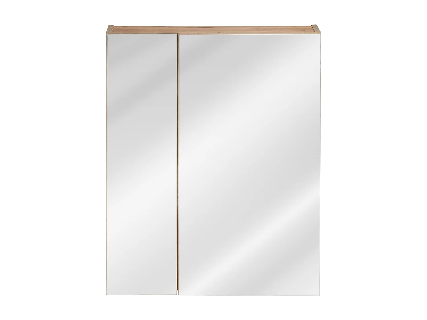 Armoires De Toilette CAPRI MC60 2D 60x16x75 Clair naturel
