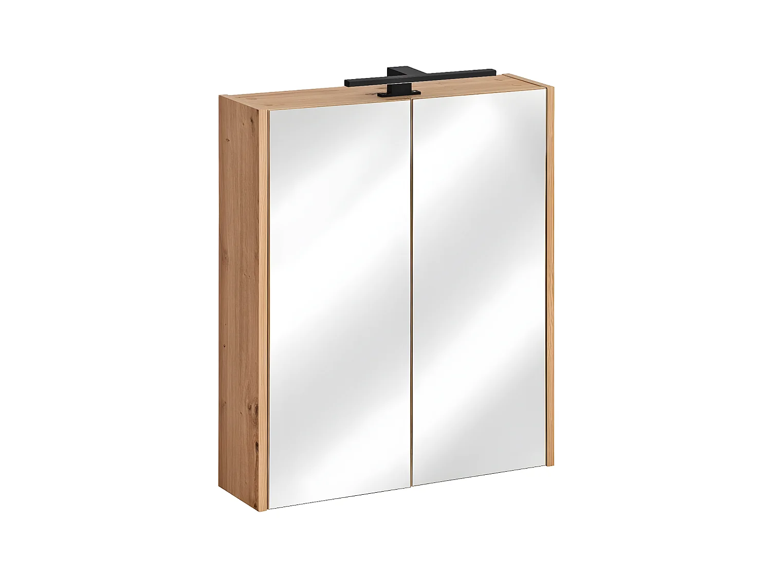 Armoires De Toilette MADERA MC60 2D 60x16x72 Clair naturel