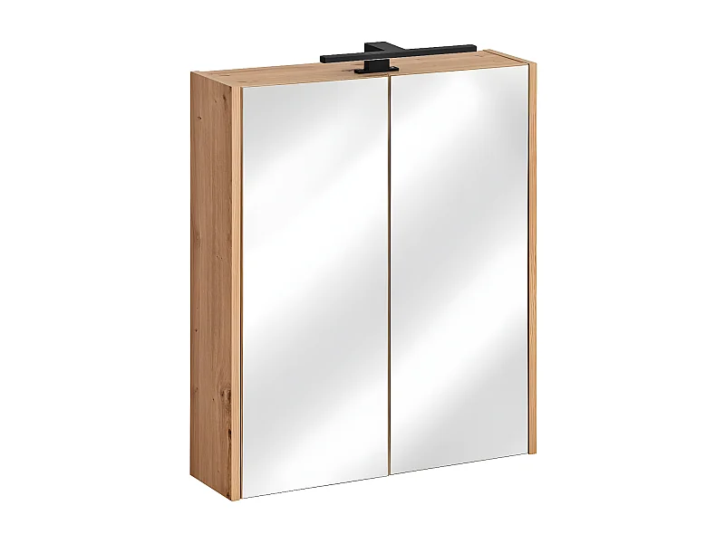 Armoires De Toilette MADERA MC60 2D 60x16x72 Clair naturel