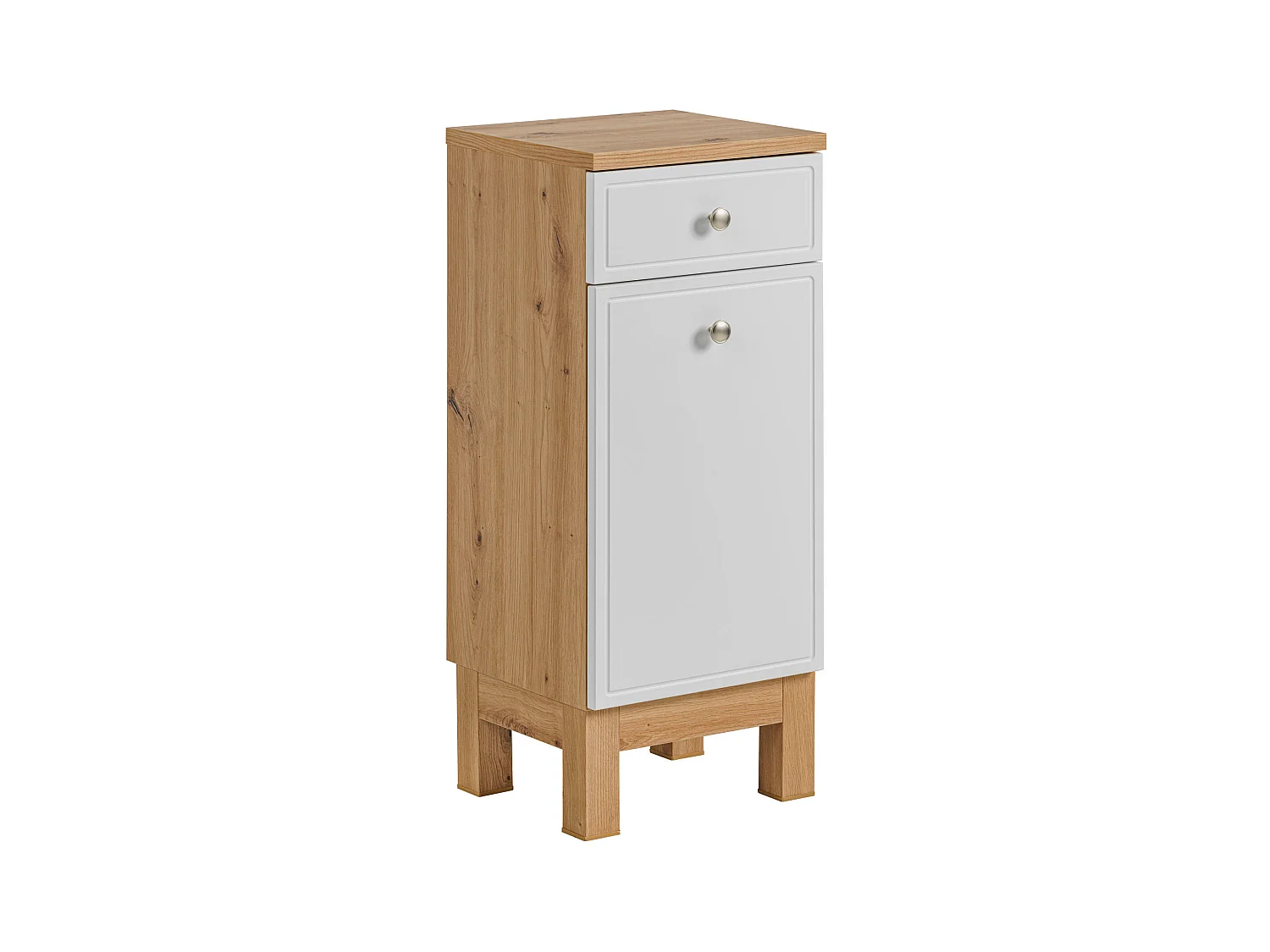 Zijkasten SAMOA SCAB35 1D1D 35x33x87 Wit