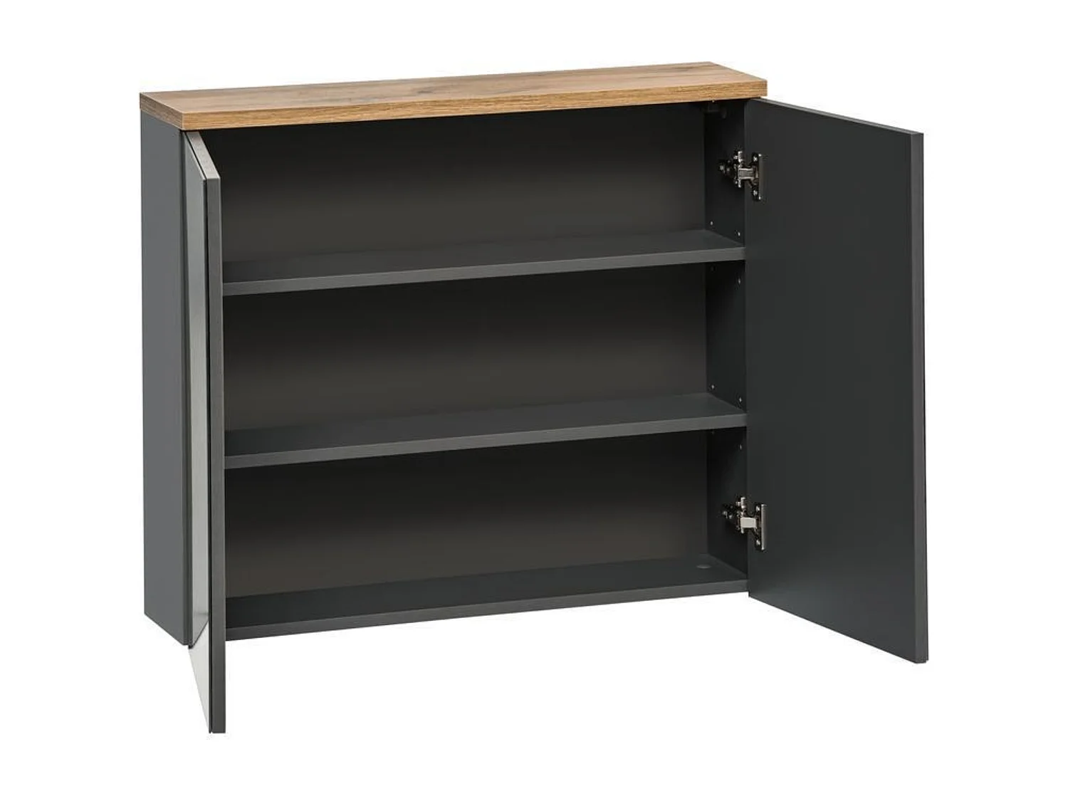 Armoires De Toilette BALI MC80 2D 80x20x70 Grisfoncé