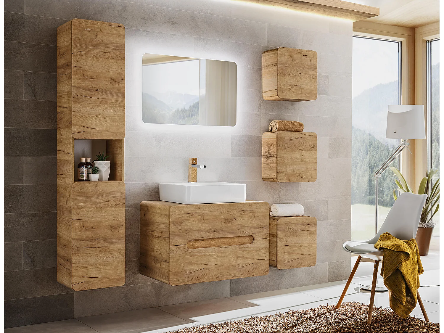 Armadi Laterali ARUBA SCAB35 1D 35x22x35 Beige