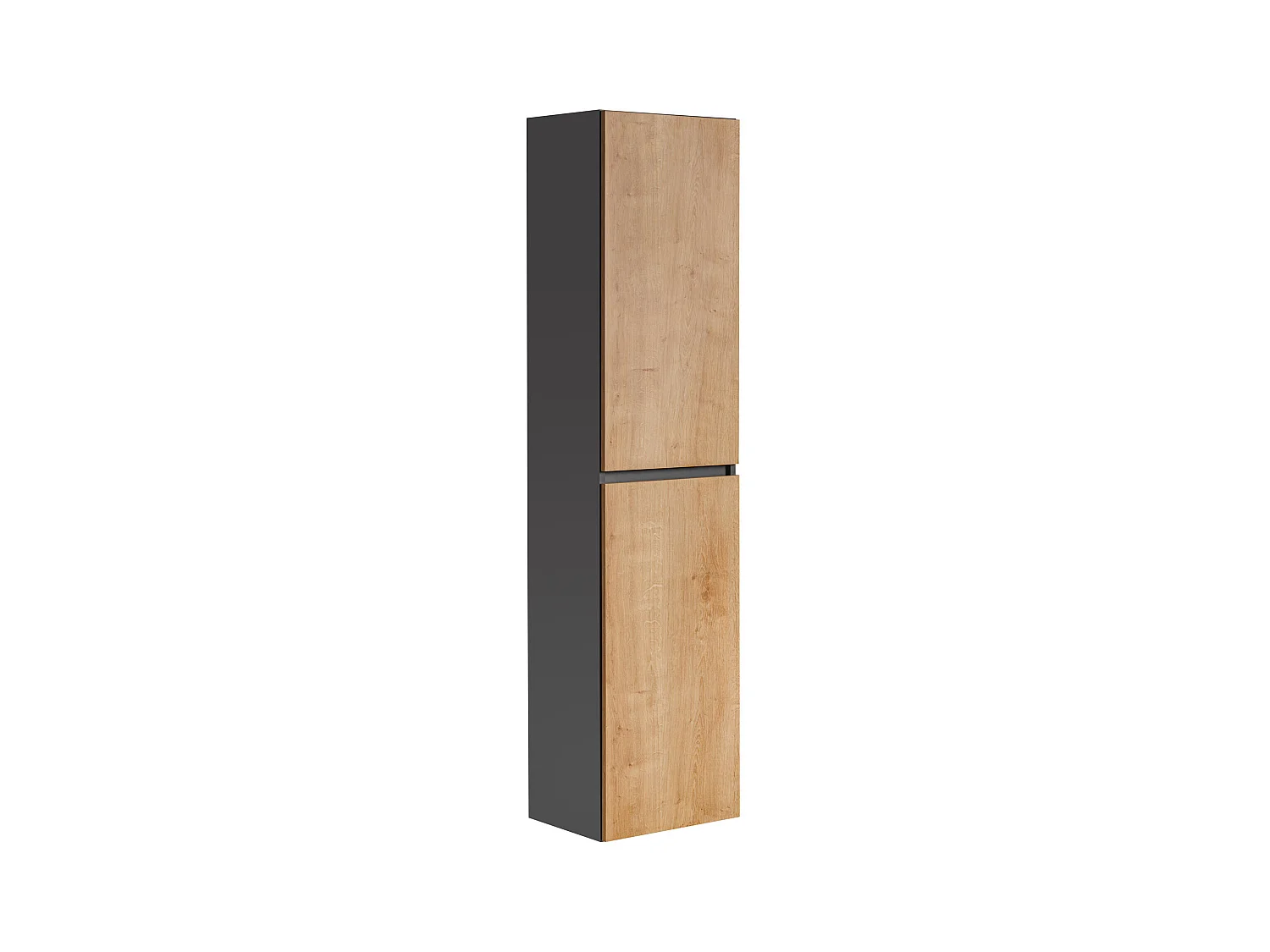 Armoire Haute MONAKO HC40 2D 40x33x170 Grisfoncé