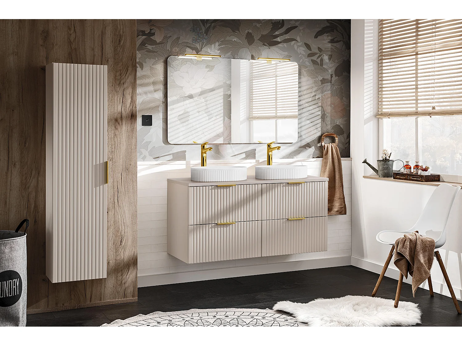 Armoire Haute ADEL HC35 35x25x140 Clair naturel