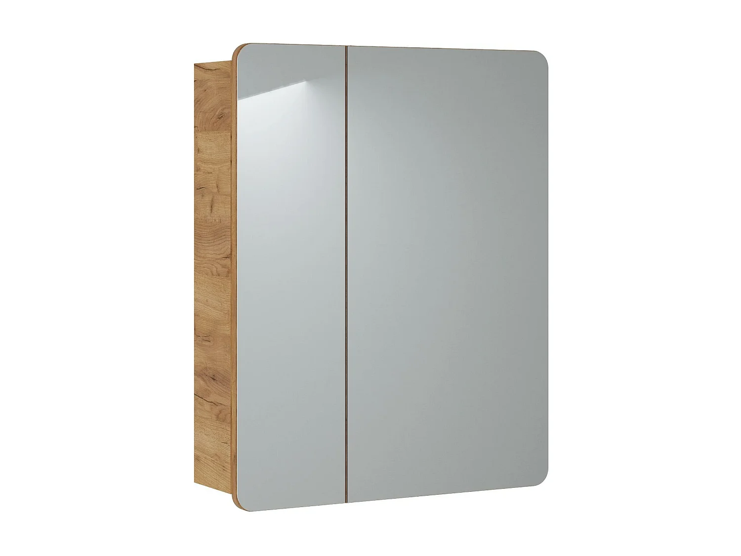 Armoires De Toilette ARUBA MC60 2D 60x16x75 Clair naturel