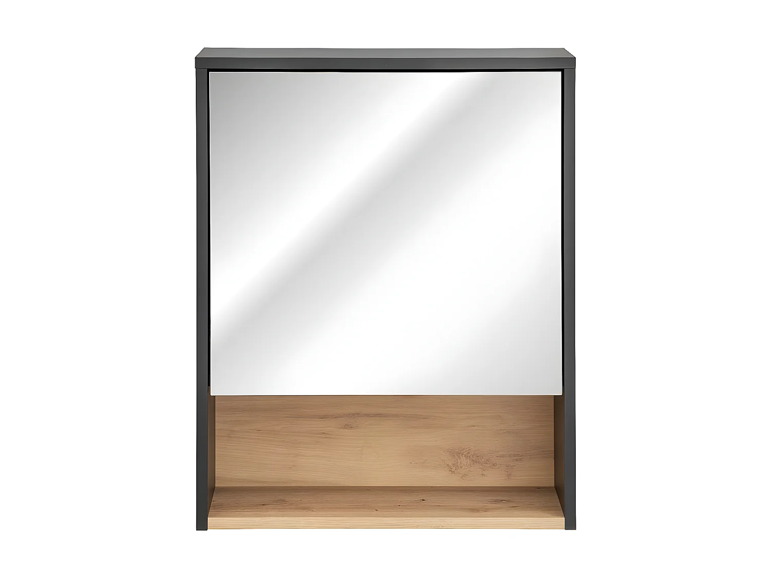 Armoires De Toilette BORNEO MC60 1D 60x25x75 Grisfoncé