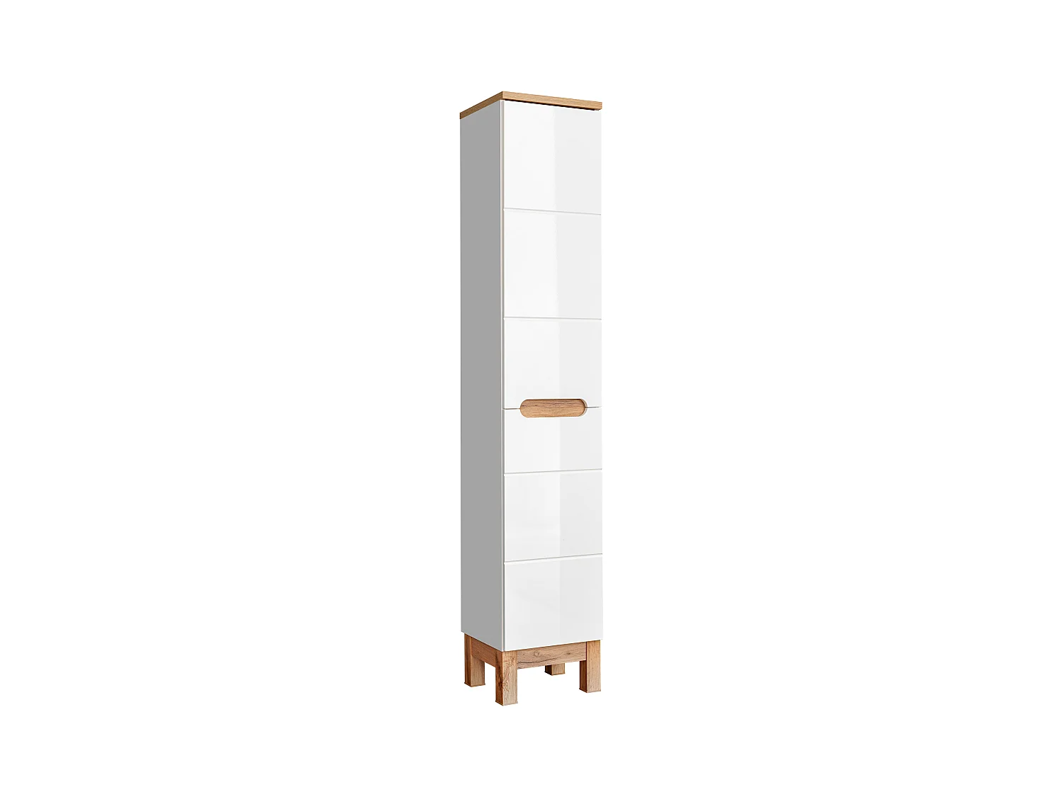 Hoge Kast BALI HC35 2D 35x33x187 Wit