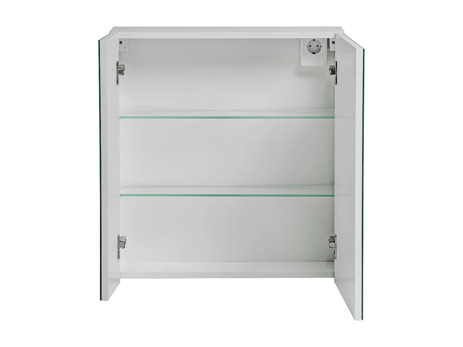 Armários Com Espelho LEONARDO MC60 2D 60x17x65 Branco