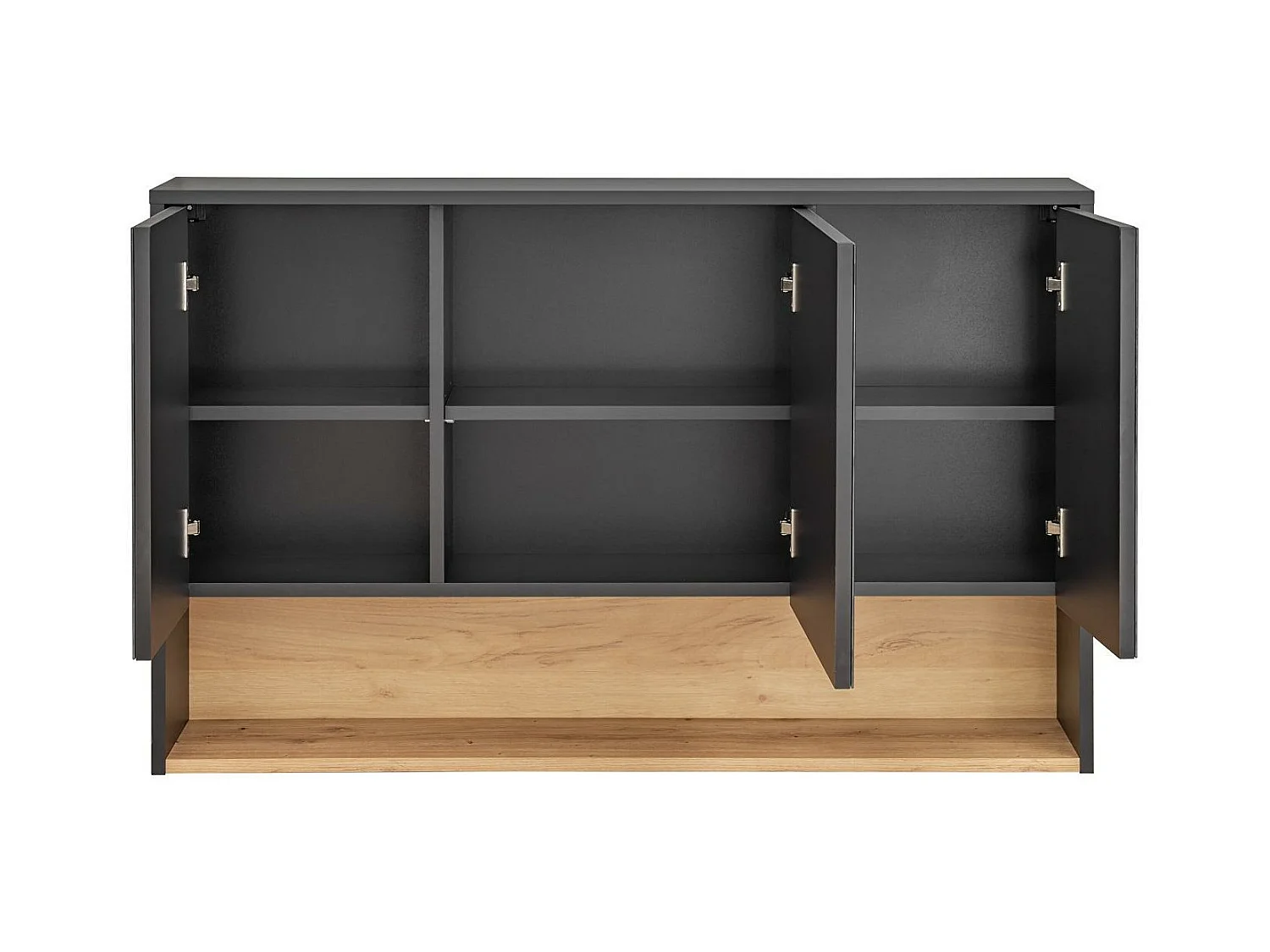 Armadi A Specchio BORNEO MC100 3D 100x25x75 Grigioscuro