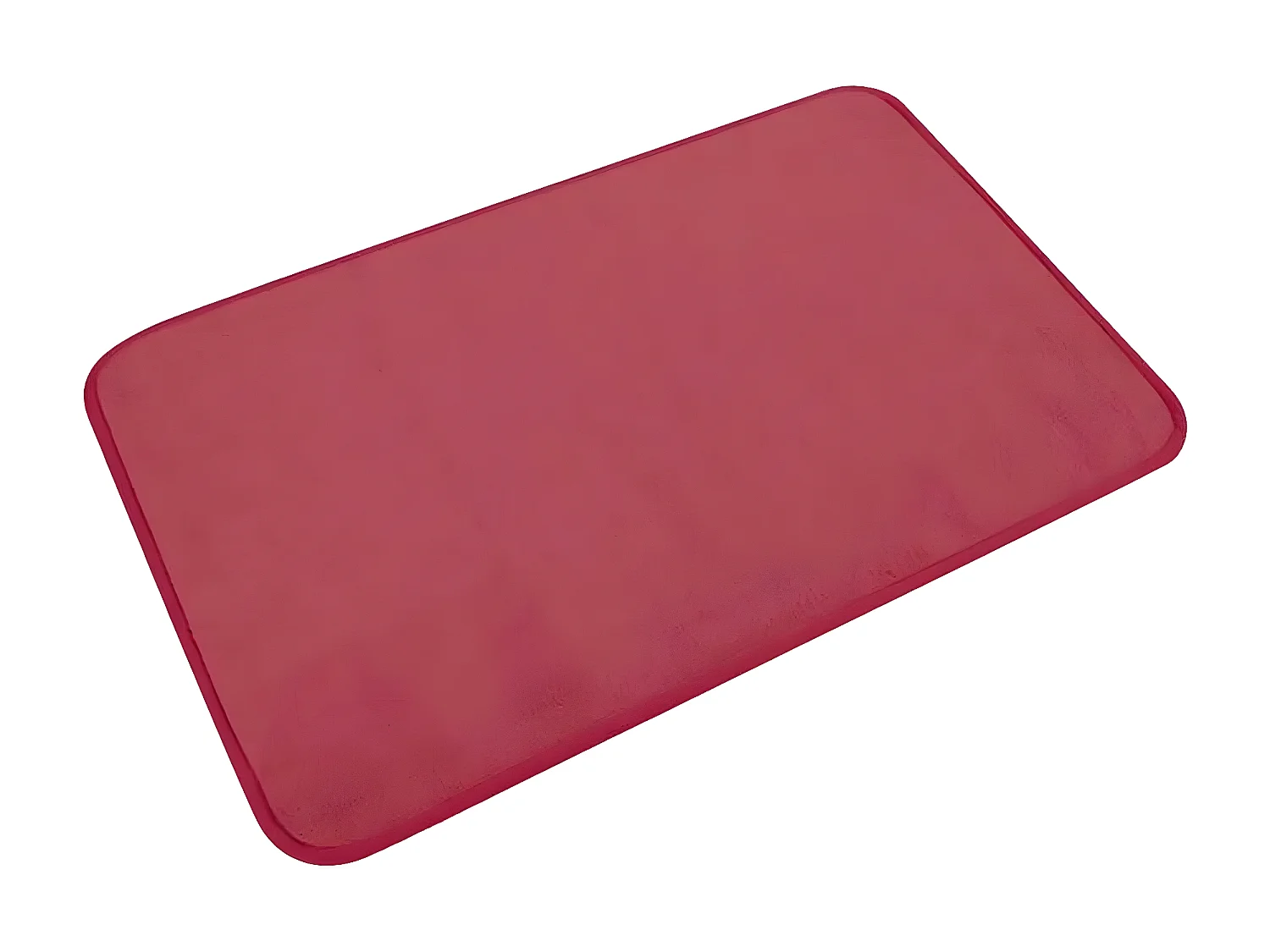 Tapis de Bain Microfibre "Vitamine" 45x75cm Framboise