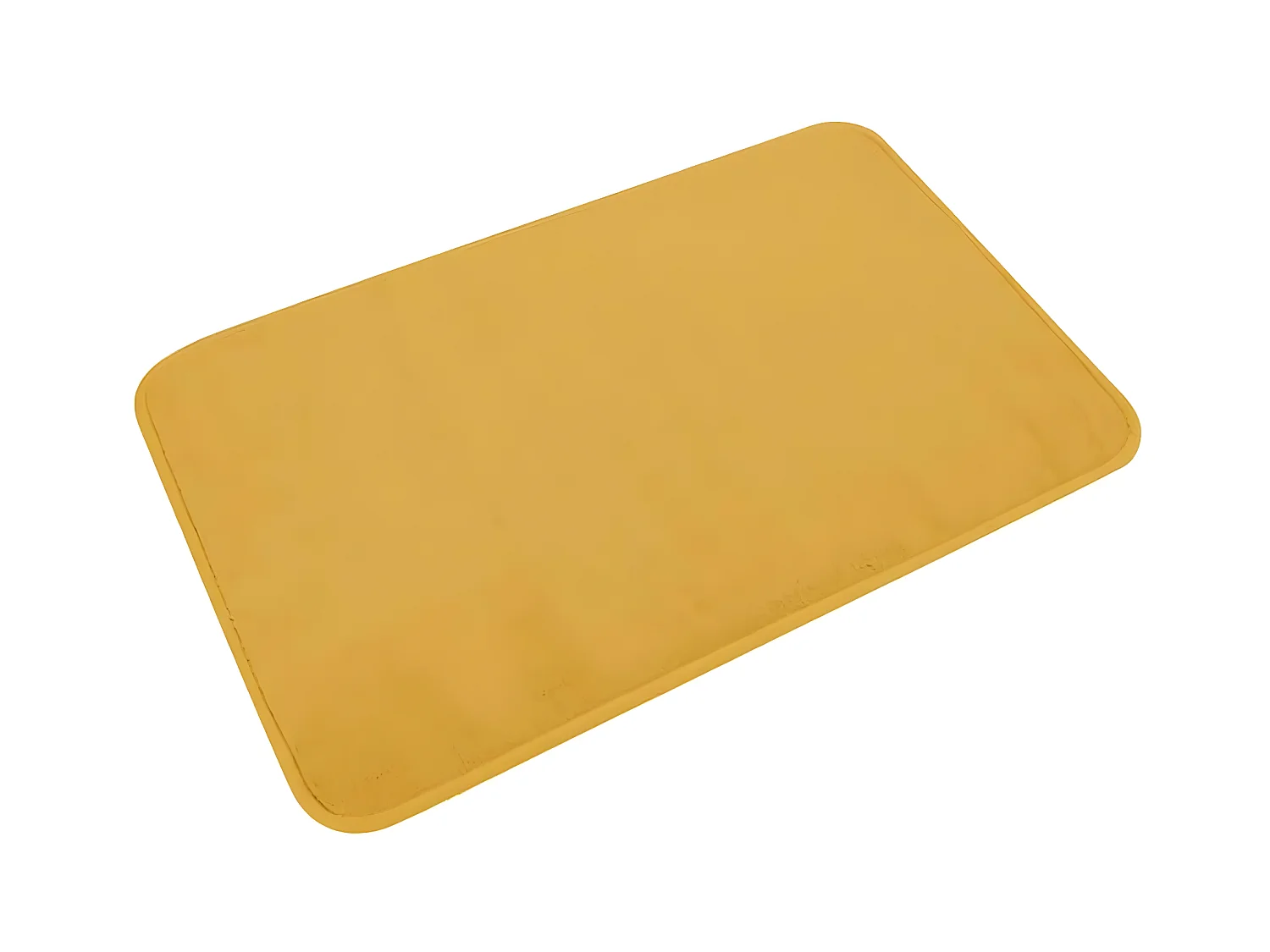 Tapis de Bain Microfibre "Vitamine" 45x75cm Ocre