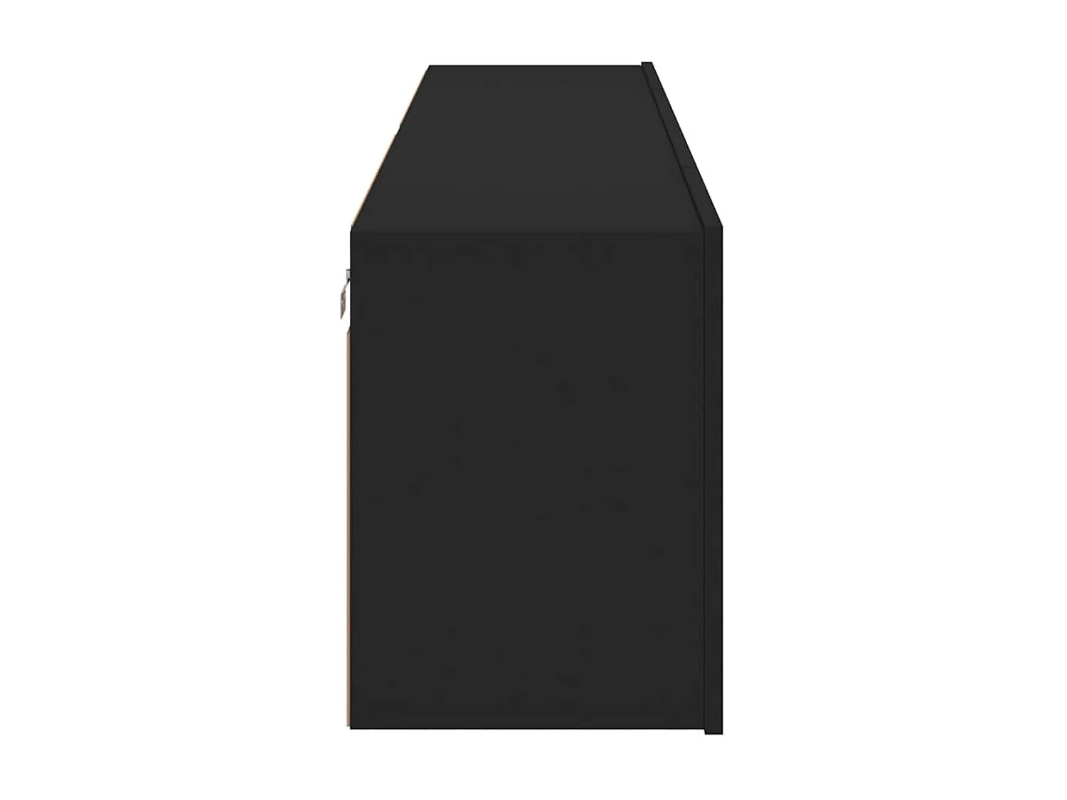 Mobili TV a Parete 2pz Neri 80x30x41 cm