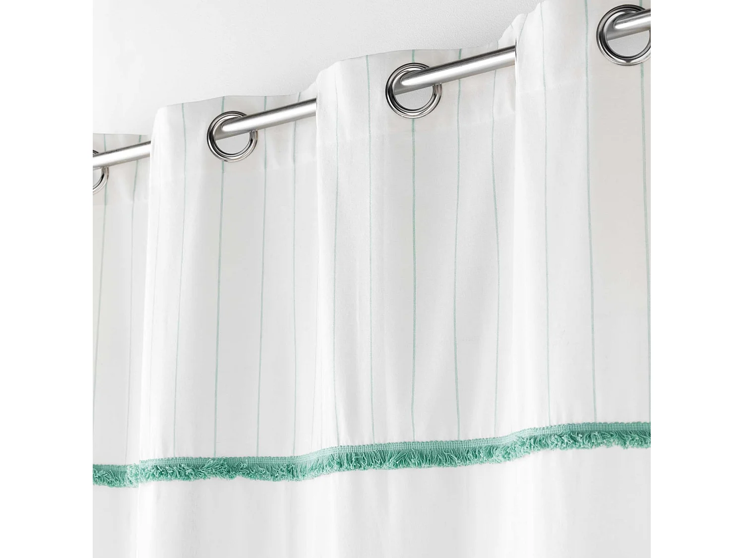 Rideau à Œillets "Alizée" 140x240cm Menthe