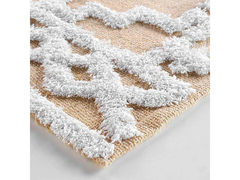 Tapis Multi-Usage en Jute "Medine" 60x90cm Naturel