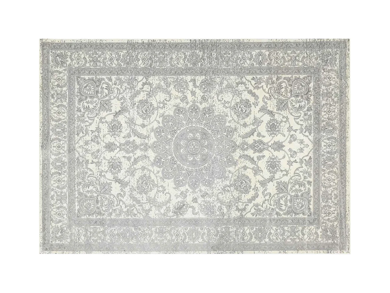 Tapis Déco Tissé "Persan" 68x110cm Naturel