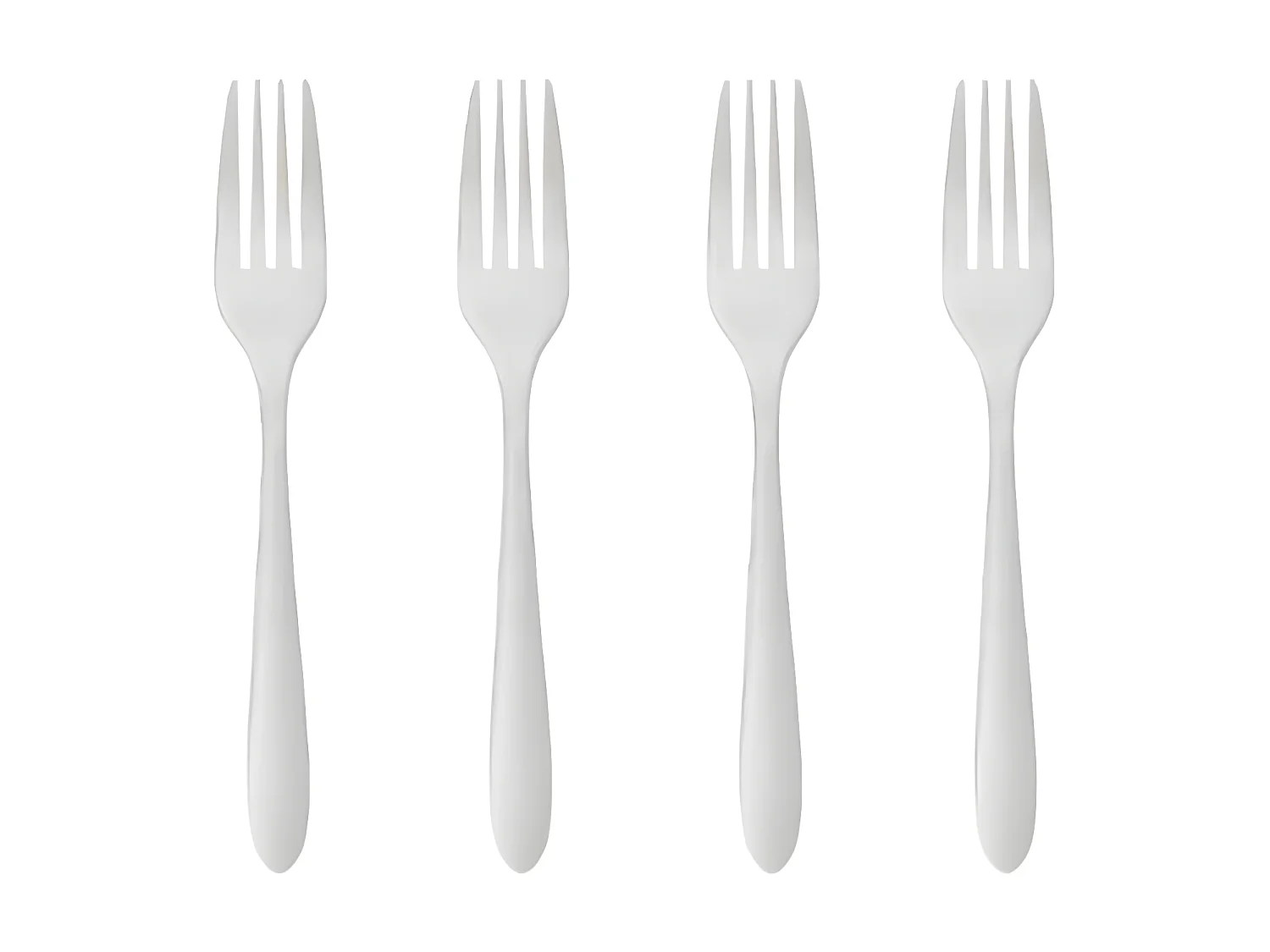 Lot de 4 Fourchettes Inox "Nevis" 19cm Argent