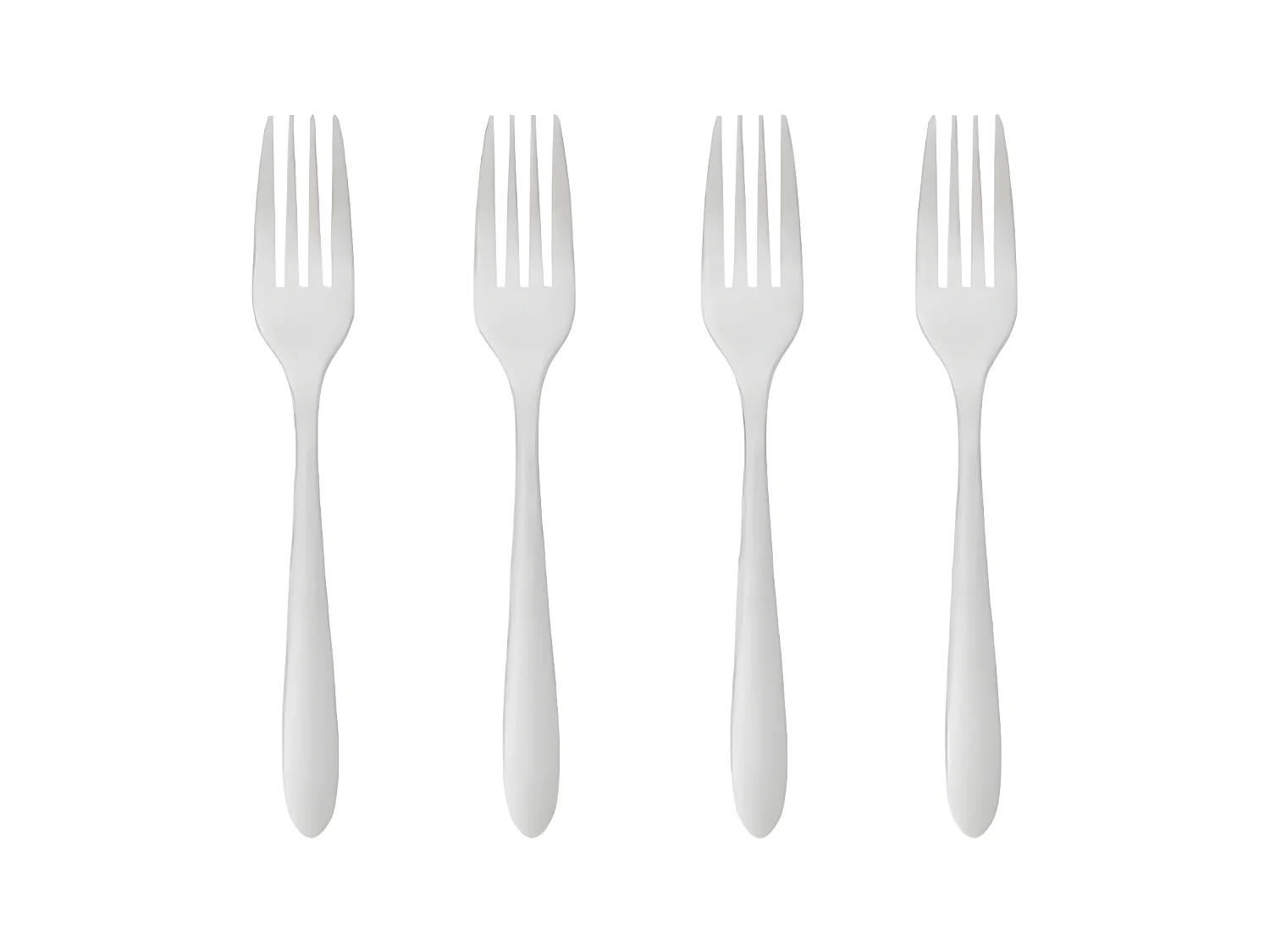 Lot de 4 Fourchettes Inox "Nevis" 19cm Argent