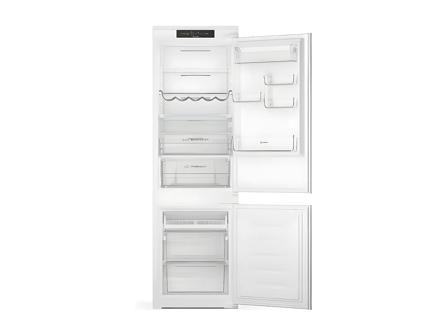 Indesit Réfrigérateur combiné intégrable à glissières 250l - INC18T332