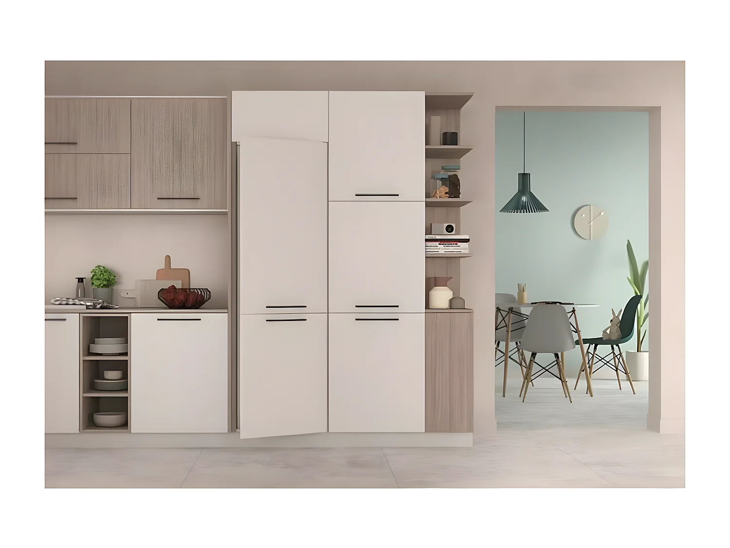 Indesit Réfrigérateur combiné intégrable à glissières 250l - INC18T332