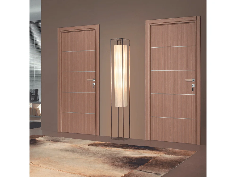 Bloc-porte pose fin de chantier collection PREMIUM Seymour, H.204 x l.83 cm, aspect chêne gris, réversible - Reivilo