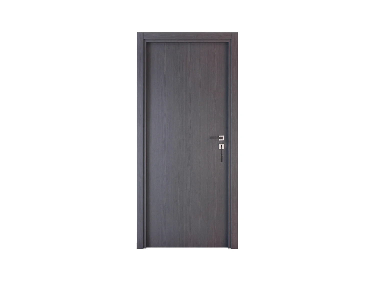 Bloc-porte pose fin de chantier collection Premium Miro, H.204 x l.73 cm, aspect chêne cendré, réversible