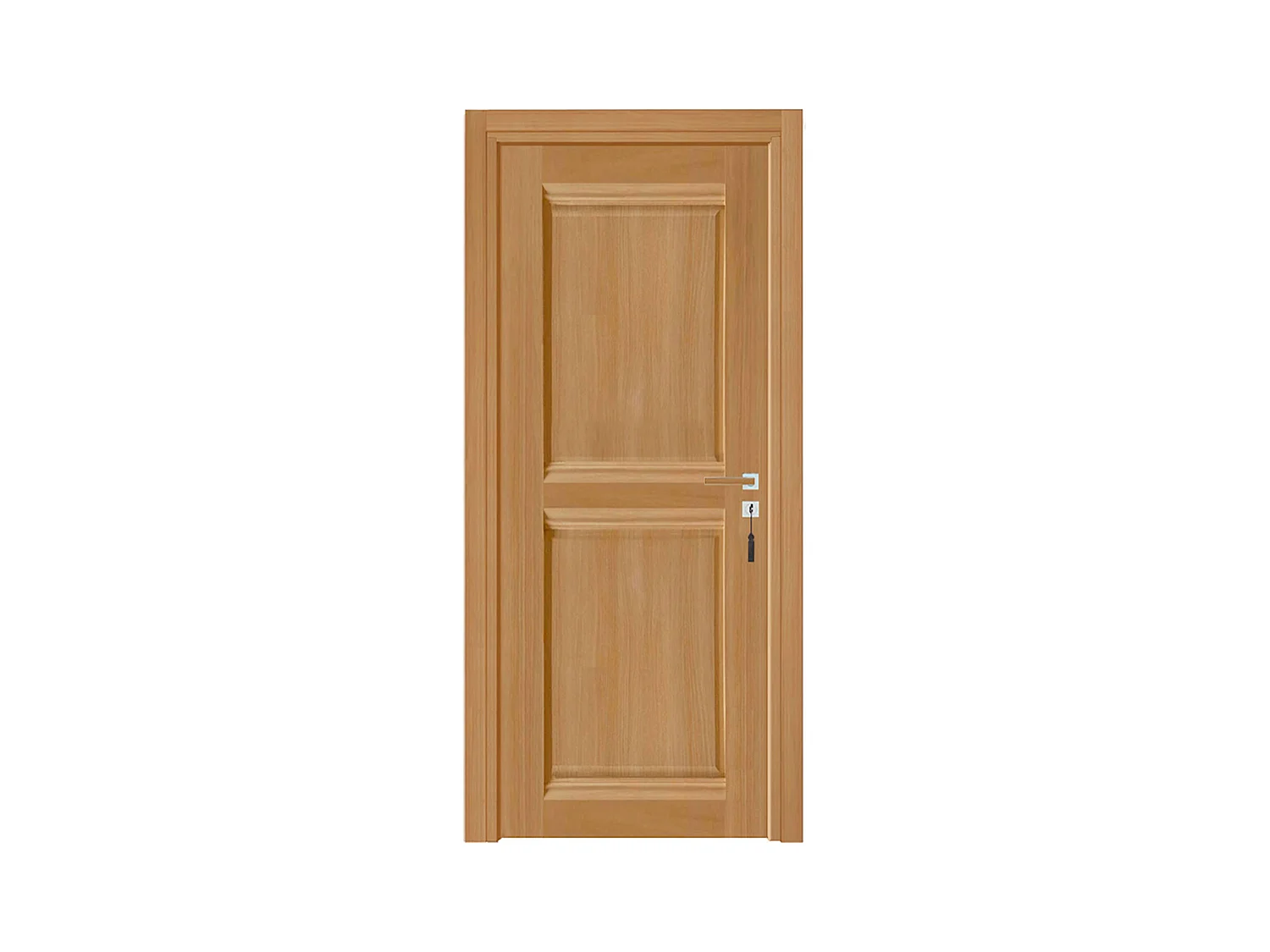 Bloc-porte pose fin de chantier collection Premium Classic 2 panneaux, H.204 x l.83 cm, aspect chêne naturel, réversible