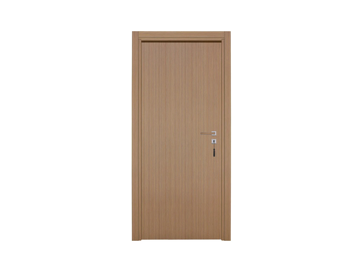 Bloc-porte pose fin de chantier collection Premium Miro, H.204 x l.93 cm, aspect chêne gris, réversible