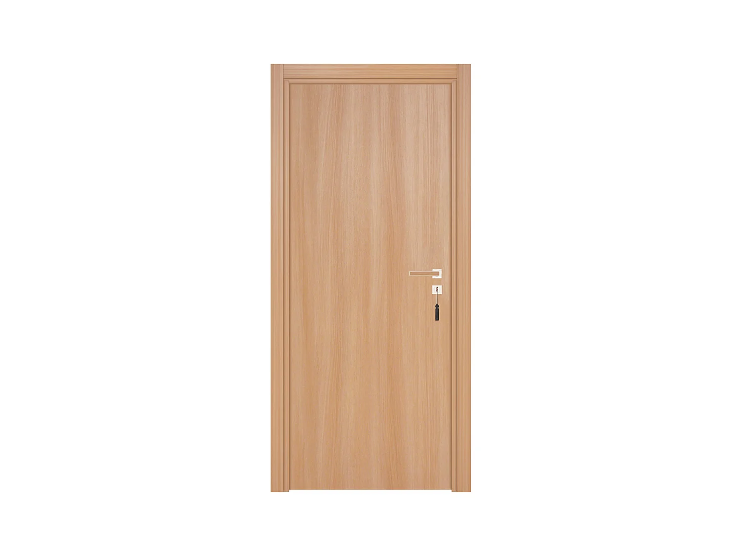 Bloc-porte pose fin de chantier collection Premium Miro, H.204 x l.73 cm, aspect chêne naturel, réversible