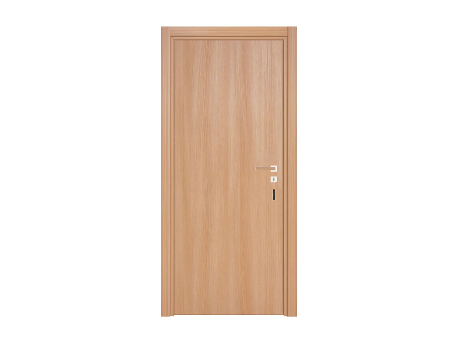 Bloc-porte pose fin de chantier collection Premium Miro, H.204 x l.73 cm, aspect chêne naturel, réversible