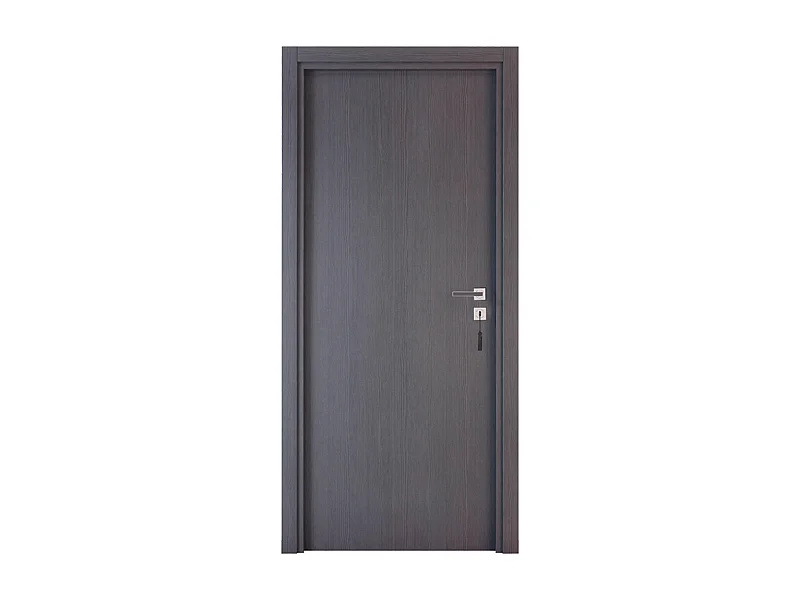 Bloc-porte pose fin de chantier collection Premium Miro, H.204 x l.83 cm, aspect chêne cendré, réversible