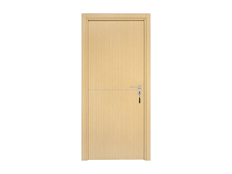 Bloc-porte pose fin de chantier collection Premium Riva, H.204 x l.83 cm, aspect chêne clair, réversible