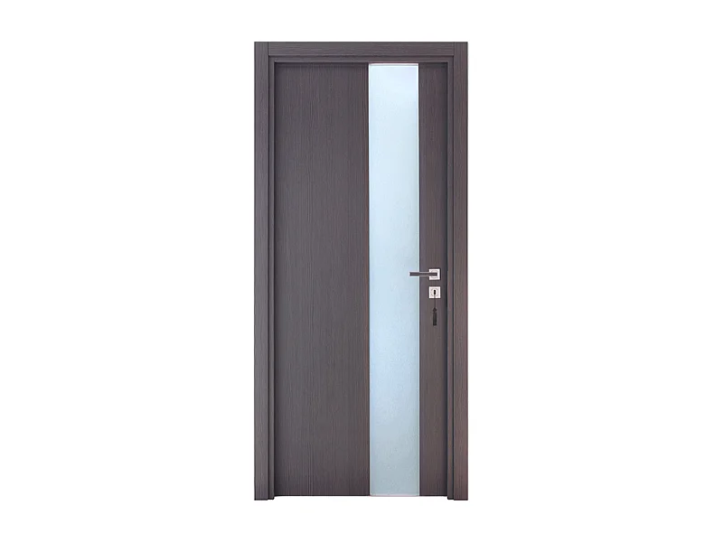 Bloc-porte pose fin de chantier collection Premium Enzo, H.204 x l.83 cm, aspect chêne cendré, réversible