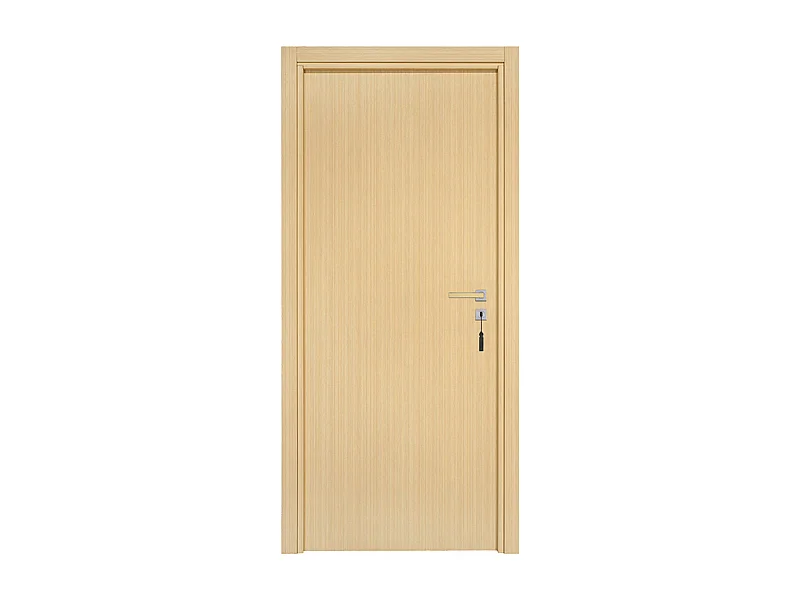 Bloc-porte pose fin de chantier collection Premium Miro, H.204 x l.73 cm, aspect chêne clair, réversible