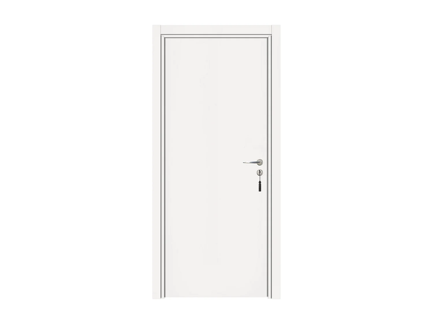 Bloc-porte pose fin de chantier Premium Liberto,  H.204 x l.93 cm, pré-peint, réversible