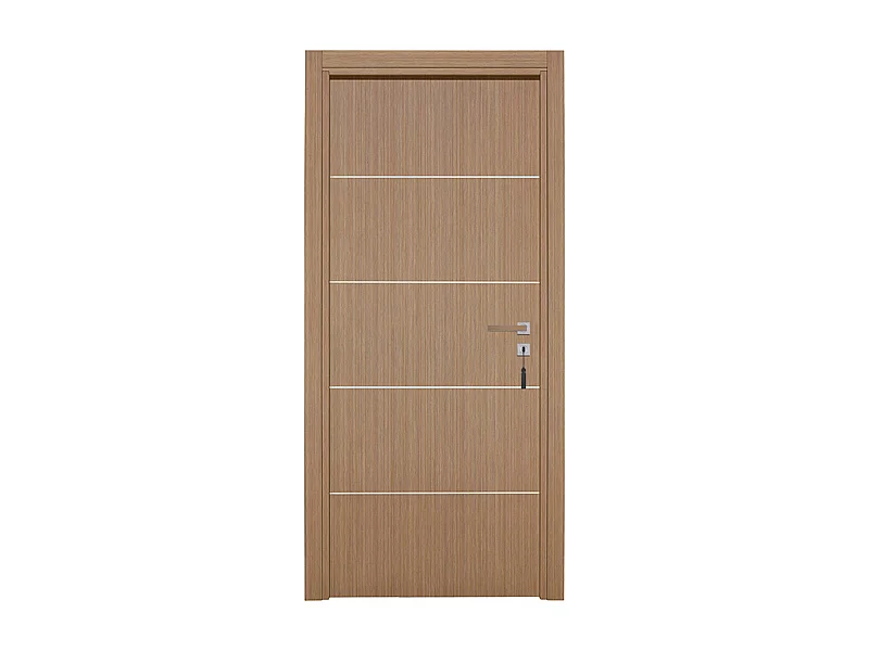 Bloc-porte pose fin de chantier collection Premium Seymour, H.204 x l.93 cm, aspect chêne gris, réversible