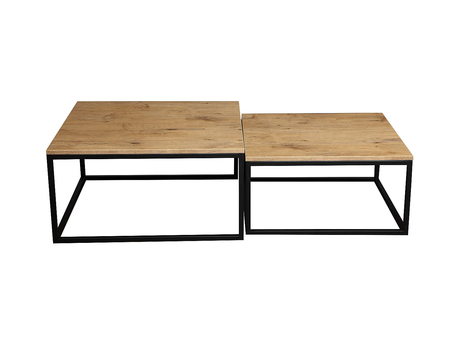 Table Basse DUAL CT76 76x76x39 Naturel