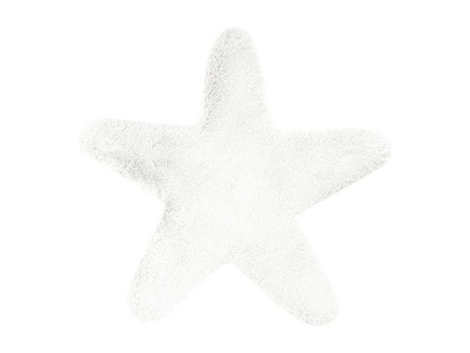 Tapis Déco Enfant "Lovely Star" 60x63cm Blanc