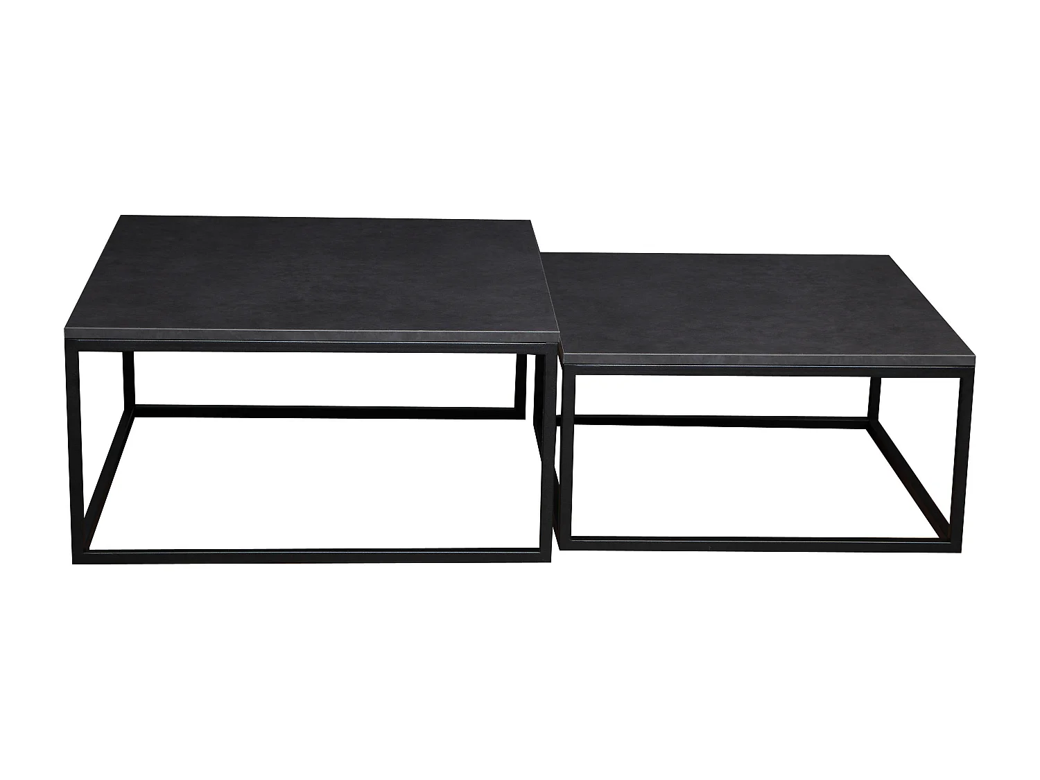 Mesa Centro DUAL CT76 76x76x39 Preto