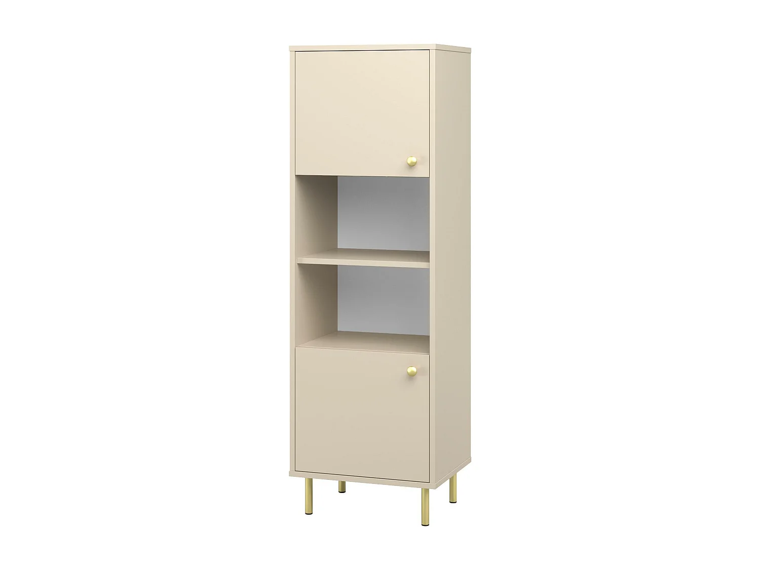 Vitrinekast VENUS SC50 2D 50x40x153 Beige