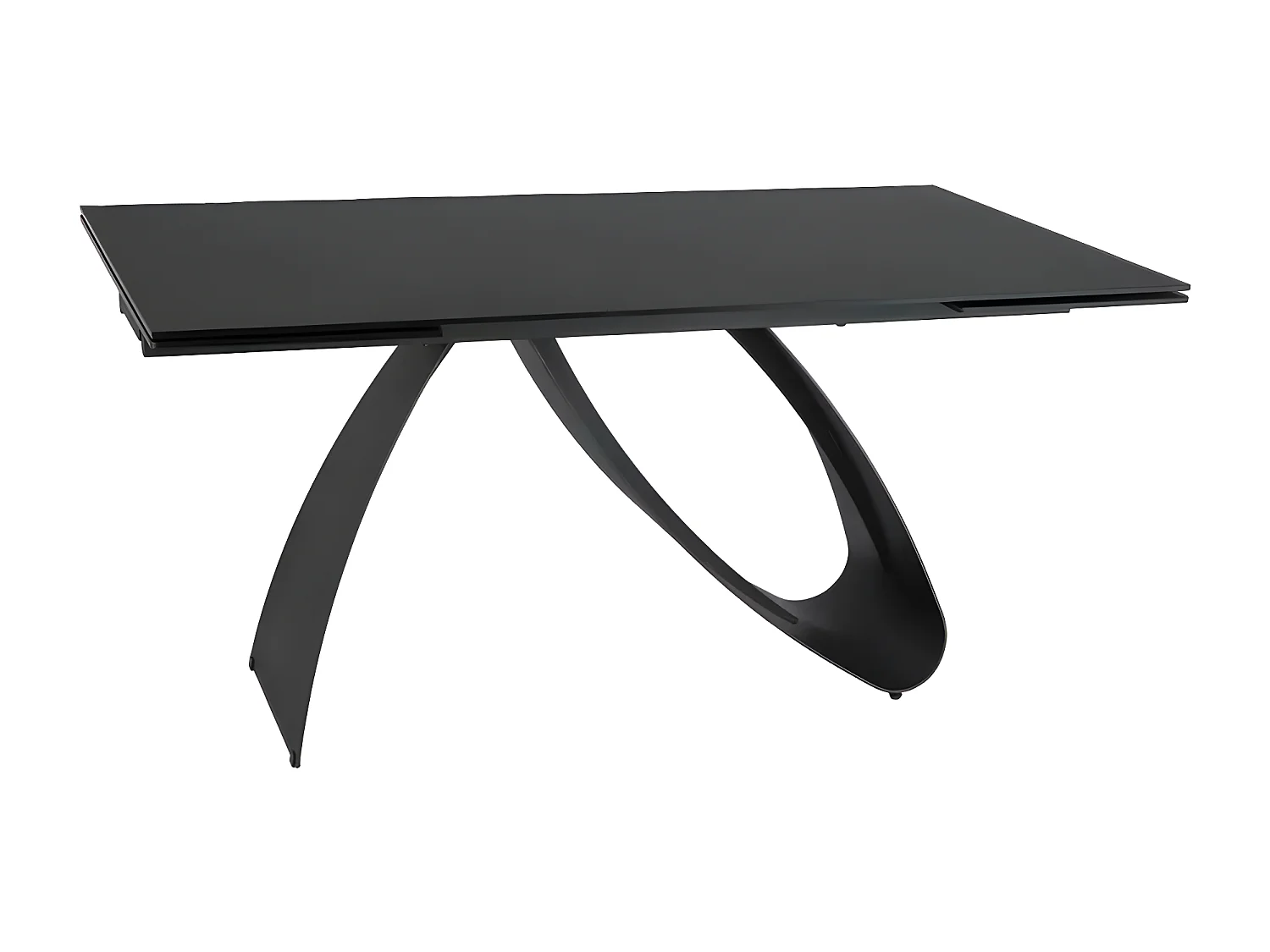 Esstisch  Diuna/(90x160-240)/Schwarz